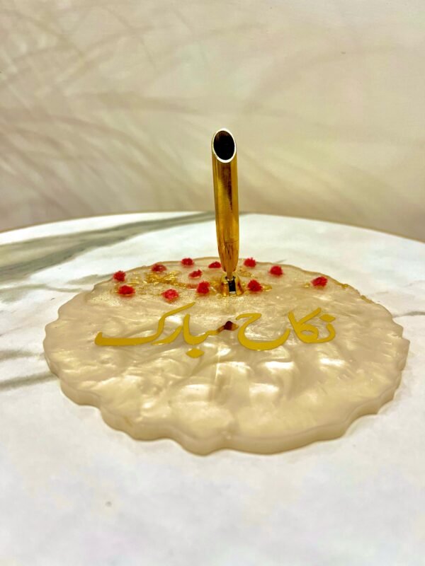 Resin Nikah Pen and Tray Set