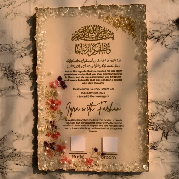 Resin Nikah Tray - Image 3