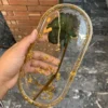 Resin Preserve Flower Trinket Tray Large