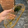 Resin Preserve Flower Trinket Tray Large